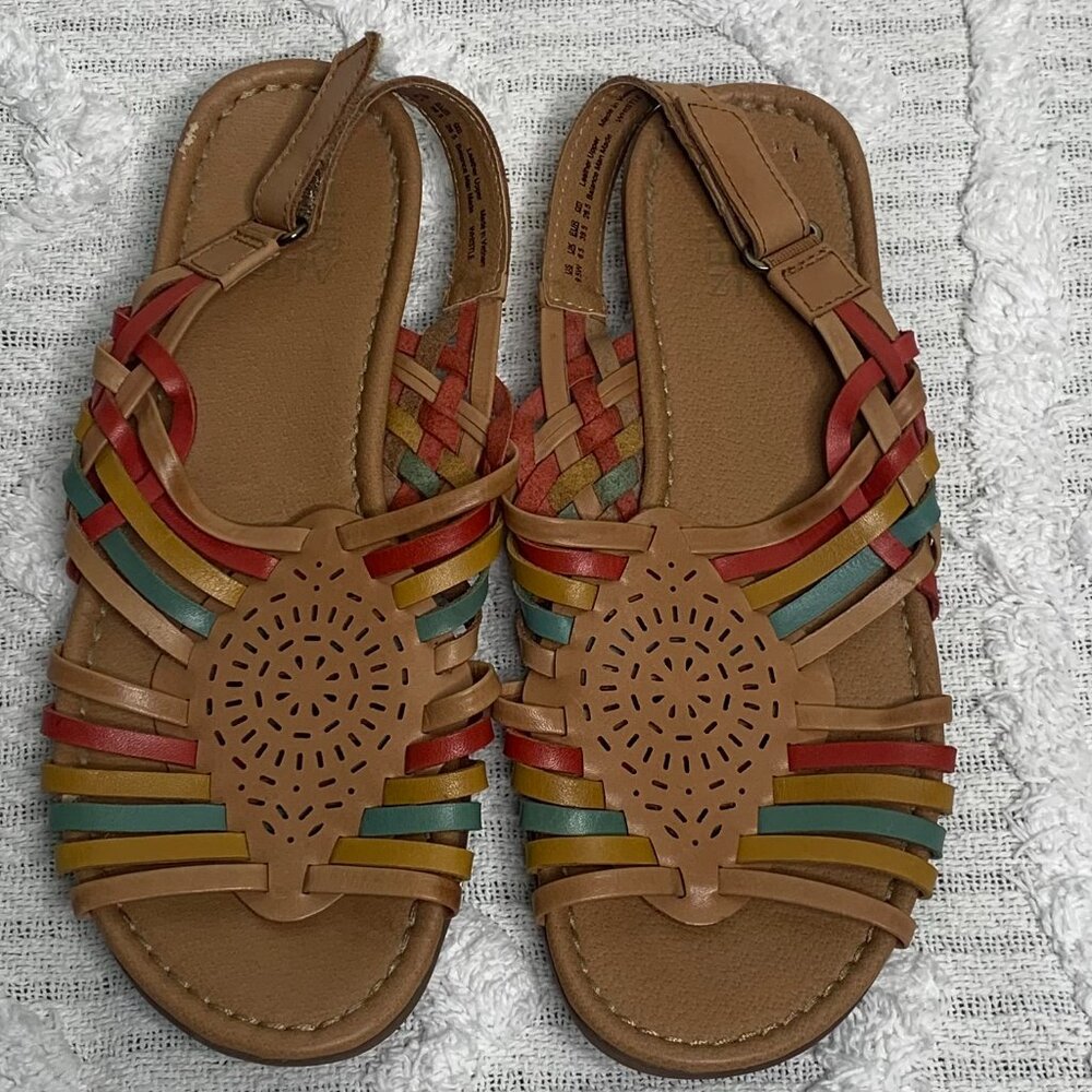 Naturalizer  Whistle Huarache Leather Multicolor - Sandals -Size 9.5